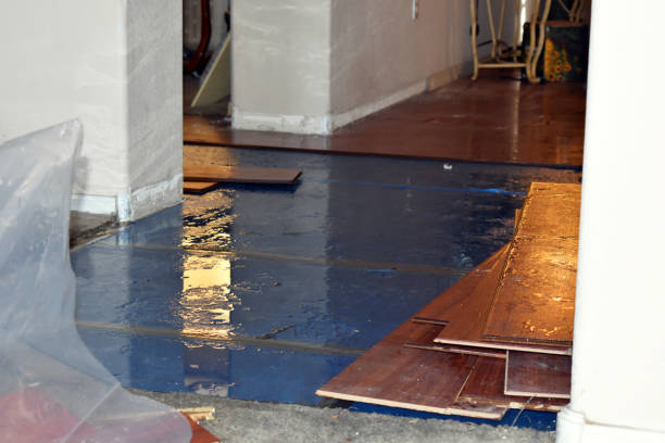 Professional Water Damage Restoration technician working in Ridgecrest, CA
